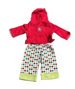 American Girl Bitty Baby Twins Berry White Polka Dot 15&quot; Outfit - €18,19 EUR