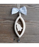 Wooden Tears with Bell Wall Window Decoration Ornament - $27.60 CAD