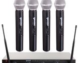 Gemini Sound UHF-04M Wireless Cordless Professional Set of 4 Handheld Mi... - $200.15