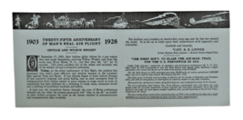 Vintage 25th Anniversary of Man&#39;s Real Air Flight 1928 Capt. B.B Lipsner... - $39.99