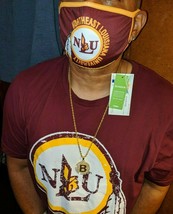 Northeast Louisiana University Face Mask Cover NLU BURGUNDY GOLD FACE MA... - $21.56