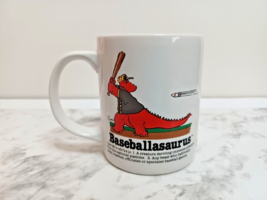 Baseballasaurus Cliff Galbraith Dinosaur Coffee Mug Cup Talking Tops Vtg... - $13.98