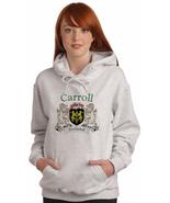 Carroll Irish Coat of Arms Ash Hooded Sweat shirt - $656.87 MXN+