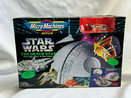 NOS 1993 Galoob Micro Machines Space Star Wars The Death Star Playset Sealed - £23.93 GBP