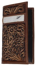 Men's Western Rodeo Wallet Leather Checkbook Cover 18FKWRodeo - $49.99