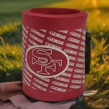 San Francisco 49ers Foam Can Koozie Sleeve Cool Can NFL Game Day Tailgat... - £8.56 GBP