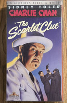 Charlie Chan The Scarlet Clue (VHS , 1993) Sidney Toler - £7.84 GBP