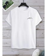 Men's t-shirt Casual Short Sleeve - £10.83 GBP