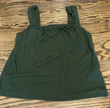 Banana Republic Factory Linen Blend Tank Size Medium Olive Green - £11.62 GBP