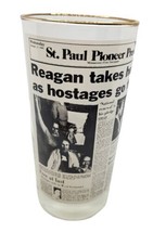 Iran Hostages Go Free St. Paul Pioneer Press Front Page Glass 1980 Ronald Reagan - £21.03 GBP