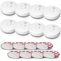 Smoke Alarm Fire Detector, Battery Included Photoelectric Smoke Detector... - £90.42 GBP