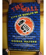 Pink Floyd Poster The Wall Live In Berlin 90 Roger Waters Van Morrison - $270.41