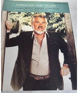 Vintage Sheet Music Through The Years Kenny Rogers 1981 Piano - Vocal - ... - $13.56 CAD