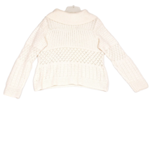 Emma James Women&#39;s Cowl Neck Cream Sweater Size Large - £18.06 GBP