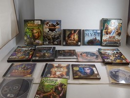 Pc Games Bumdle W.O.W, Uptima, Warhammer, Star Wars Myst, Age Of Empires++++ - £18.68 GBP
