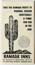 1972 Ramada Inn Hotel Advertisement Phoenix Arizona Cactus Vintage F6J - $19.99