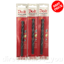 Do It Black Oxide 340308  27/64&quot; Drill Bit Pack of 3 - £19.46 GBP