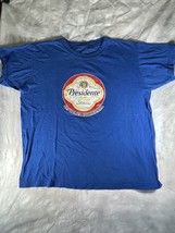 Presidente Shirt Adult Medium. Short Sleeve Blue T-shirt Dominican Repub... - £7.41 GBP