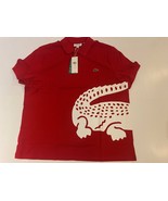 Lacoste RED SZ L Men Polo Shirt 100% Cotton Shrt Slve Casual Logo NWT ST... - $51.38 CAD