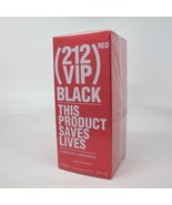 (212 VIP) BLACK RED by Carolina Herrera 100 ml/ 3.4 oz Eau de Parfum Spray NIB - $118.79