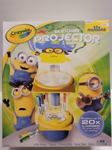 New Crayola Minions Sketcher Projector Light Up Set Kids Play Kit Toy Gi... - £31.60 GBP