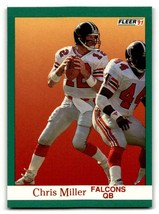 1991 Fleer #207 Chris Miller    Atlanta Falcons Football Cards NM Near  ID:60526 - $1.67