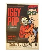 Iggy Pop Poster Surprised Man &amp; Child With Mask Concert - $98.66 CAD