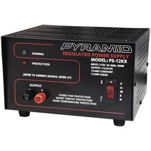 Pyramid Car Audio PS12KX Gold Series Bench Power Supply (250 Watts Input, 10 Am - £99.87 GBP