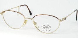 Luxottica LU 2196 G730 Gold/Braune Brille Brillengestell 52-18-135mm Italien - £51.79 GBP
