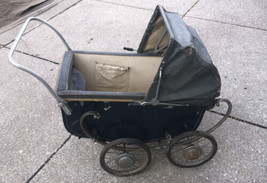 Vintage Thayer Baby Carriage Baby Stroller Bassinette, Deluxe Buggy (Rou... - £107.69 GBP