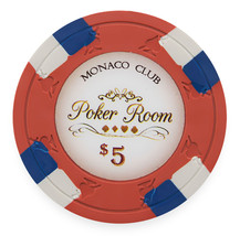 Monaco Club 13.5 Gram, $5, Roll of 25 - £19.36 GBP
