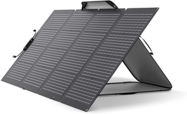 220Watt Bifacial Foldable Solar Panel, Complete with Adjustable Kickstand, Water - £466.98 GBP