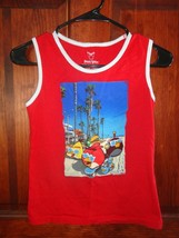 Red tank top Angry Birds child size Large 7 - £8.00 GBP