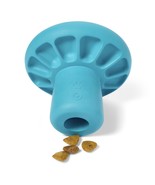 Doggy Kong Styled Mushroom Teal Green Blue Toy to stuff dog food or treats - $285.59 MXN