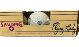 3 Vintage Spalding Flying Lady White #3 Golf Balls NEW Unused Open box - $9.89