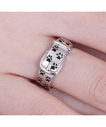 Paw print belt buckle ring - €11,25 EUR