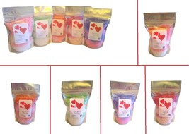 Valentine&#39;s Bath Salts - (5) 1lb Bags ~ Valentines Day Gift Set ~ Five S... - £22.11 GBP