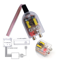 Car Audio Rca Line-Out Converter Hi-Low Speaker To Rca Audio Impedance C... - £12.78 GBP