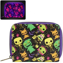 Funko POP Nightmare Before Christmas Neon Wallet Loungefly Brand New Hal... - £19.53 GBP