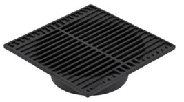 NDS 9&quot; Black Square Grate 970. Need Larger Qty? Let Us Know. - $18.95