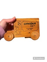 Wood Truck Bank 1980 Vintage - £11.20 GBP