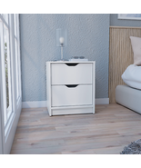 Basilea Modern 2-Drawer Nightstand - £152.52 GBP+