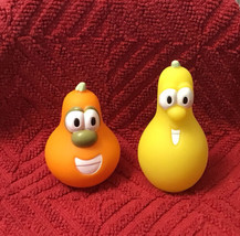 VeggieTales Jimmy &amp; Jerry the Gourd 2&quot; Figures - Big Idea, Hard to Find ... - £20.17 GBP