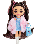 Extra Minis Doll &amp; Accessories with Brunette Hair &amp; Brown Eyes, Wearing ... - $34.16 CAD