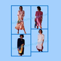 1990’s Loose Fit Chemise Dress Pullover or Zip-up Short or Long Sleeve T... - $13.95