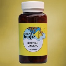 New Body GINSENG (SIBERIAN) Eleuthero 100 Vegicaps No Fillers, Binders, ... - $31.93