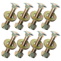 Carriage Bolt Assortment Kit 5/16&quot; x 1-1/4&quot; with Lock Nuts &amp; Washers (8 ... - $18.76+