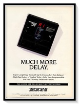 Zoom 508 Delay Multi-Effects Pedal Print Ad Vintage 1997 Magazine Advertisement - £7.60 GBP