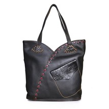 2022 New Large Capacity Women Bag Retro Genuine Leather Big Handbag Firs... - £113.55 GBP