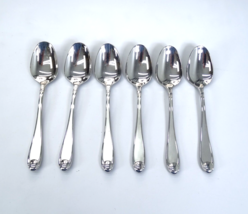 Oneida Stainless 18/10 SATIN GARNET Soup Spoons Set of 6 Flatware - £21.97 GBP